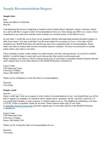 51 Sample Thank You Letters For Recommendation In Pdf Ms Word