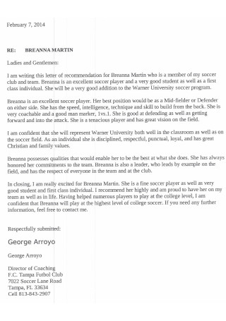 20 Sample Sorority Letters Of Recommendation In Pdf Ms Word