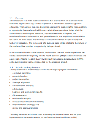 51 Sample Business Case Templates In Pdf Ms Word Excel