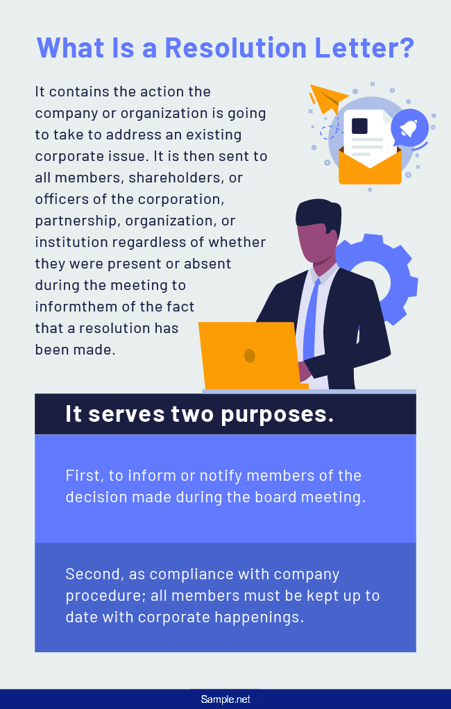 30 Sample Resolution Letter Templates In Pdf Ms Word