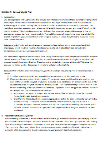 Before any clinical trial is started, a statistical analysis must first be created and approved. 50 Sample Data Analysis Templates In Pdf Ms Word