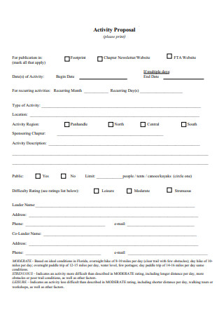Contoh bagan analisis pohon masalah (problem tree analysis). 49 Sample Activity Proposal In Pdf Ms Word