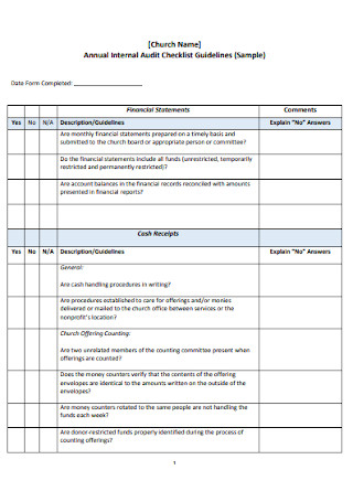 Our internal audit checklist template is proven to work. 19 Sample Internal Audit Checklists In Pdf Ms Word