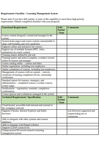 Lms Requirements Checklist Learning Management System Requirement - Geometric Texture Collection - 8K Quality