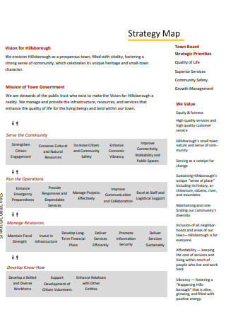 40 FREE Strategy Map Samples To Download Standard Strategy Map 