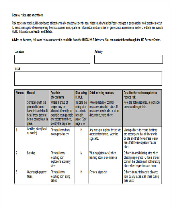 Risk Assessment Form Editable Pdf Forms - Abstract Picture Collection - High Resolution Quality