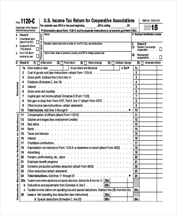 Free 9+ sample schedule c forms in pdf