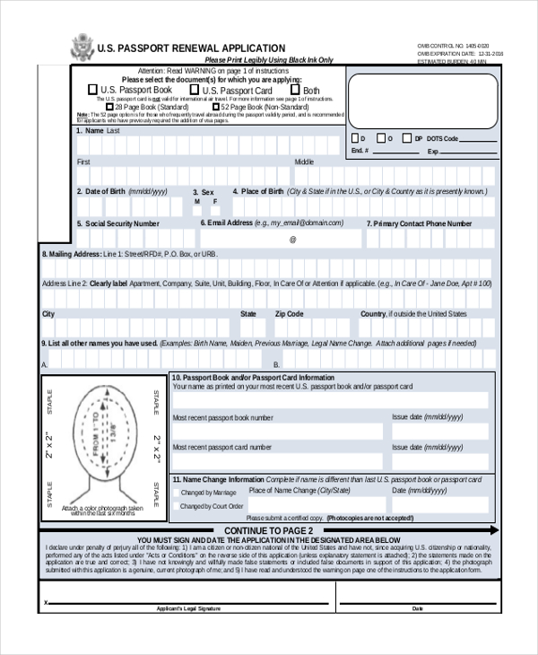 28.04.2021 · passport renewal form guyana. FREE 9+ Sample Passport Renewal Forms in PDF | MS Word