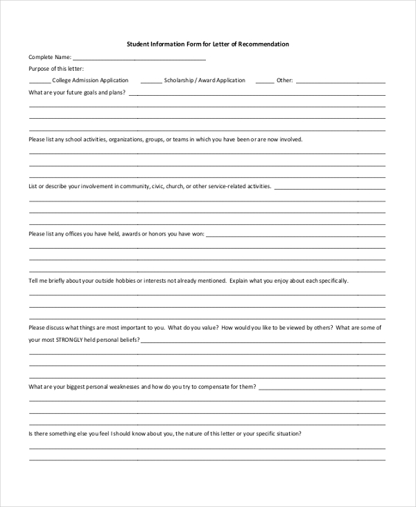 Free 32 Sample Letters In Pdf Ms Word Excel