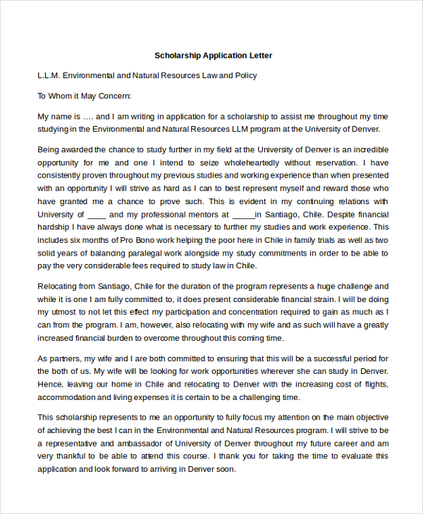 Free 32 Sample Letters In Pdf Ms Word Excel