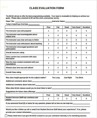 K 12 Class Evaluation Form Template Formsite - Beautiful Mountain Design - Mobile