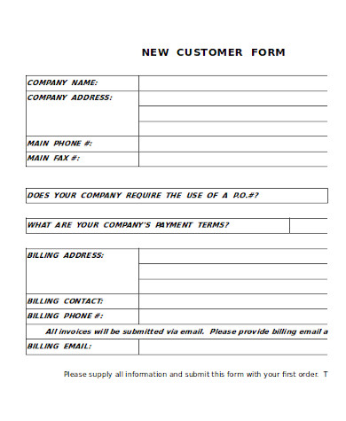 Customize it with our form builder. Free 9 Sample Customer Information Forms In Ms Word Pdf Excel