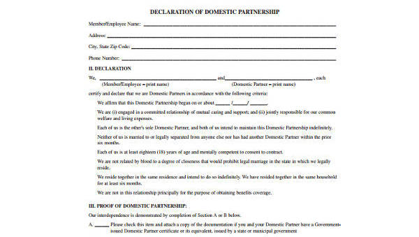 Free 9 Partnership Agreement Form Samples In Pdf Ms Word