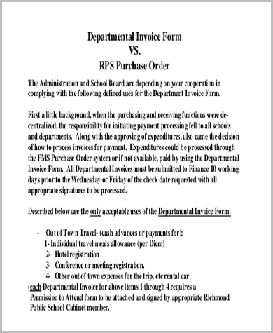 free 11 sample invoice forms in ms word pdf excel