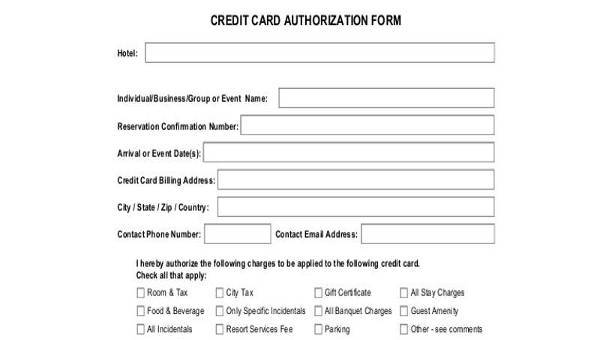 Free 35 Sample Authorization Forms In Pdf