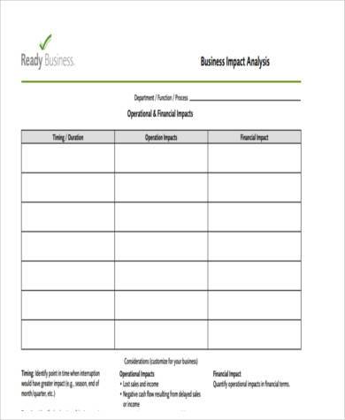 Free 10 Sample Business Assessment Forms In Pdf Ms Word Excel