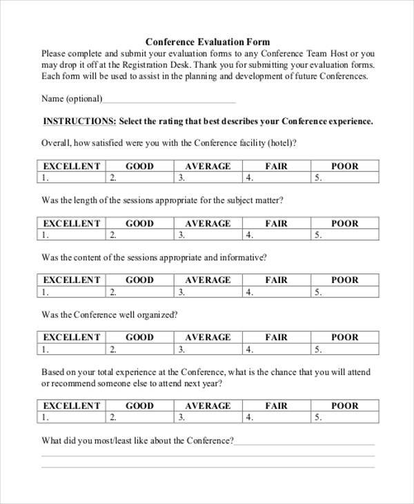 Conference Evaluation Form Sample Evaluationform Net - Download Modern Geometric Picture | Ultra HD