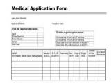 Free 9 Medical Application Form Samples In Pdf Ms Word