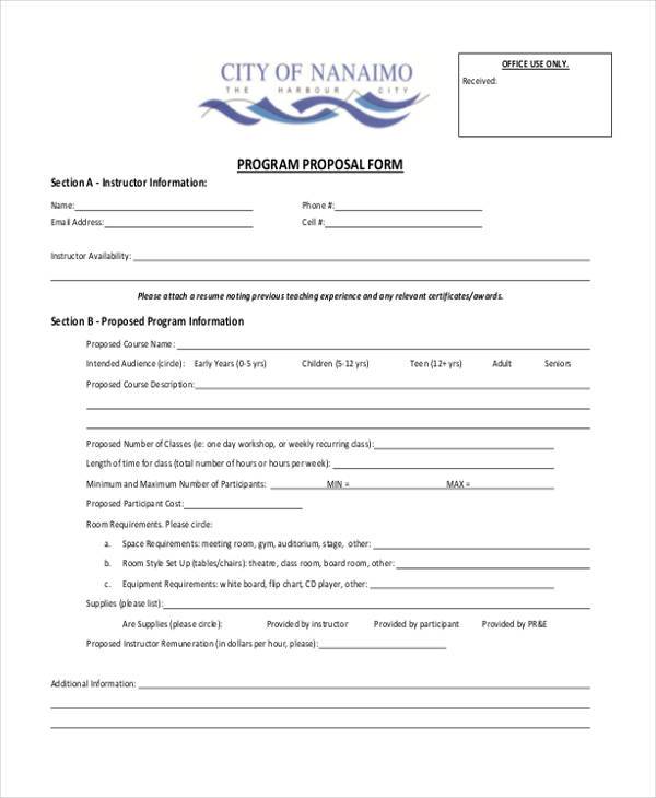 Sample Program Proposal Pdf - Modern Vintage Design - Desktop