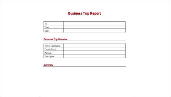 Free 7 Sample Business Report Forms In Pdf Ms Word