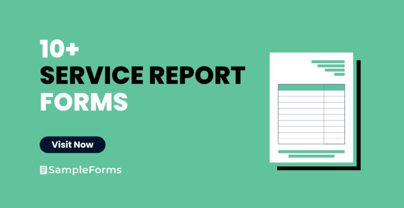 Form Service Report Pdf - Premium Minimal Art - Mobile