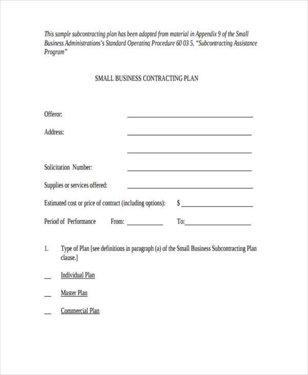 Free 9 Sample Business Contract Forms In Pdf Ms Word