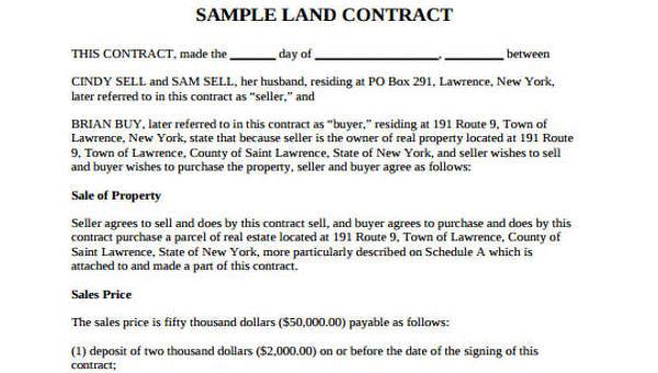 Free 37 Sample Free Contract Forms In Pdf Ms Word