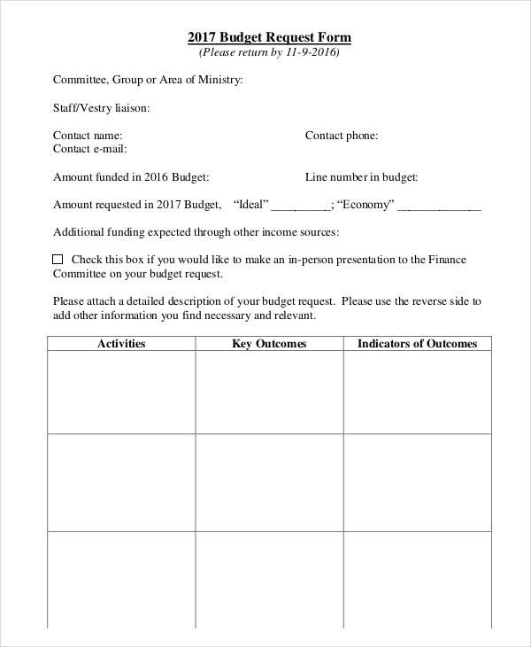 Budget Request Form Template Form Example Download - Ultra HD Nature Photos for Desktop