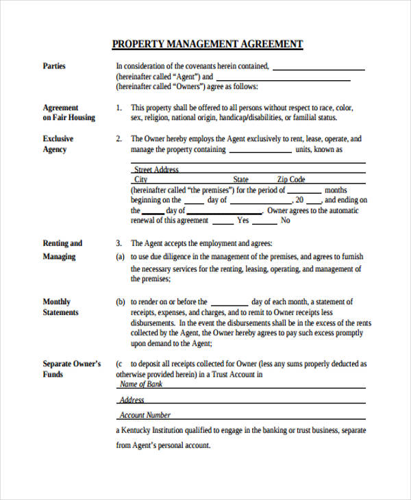 Free 30 Business Agreement Forms In Ms Word Pdf