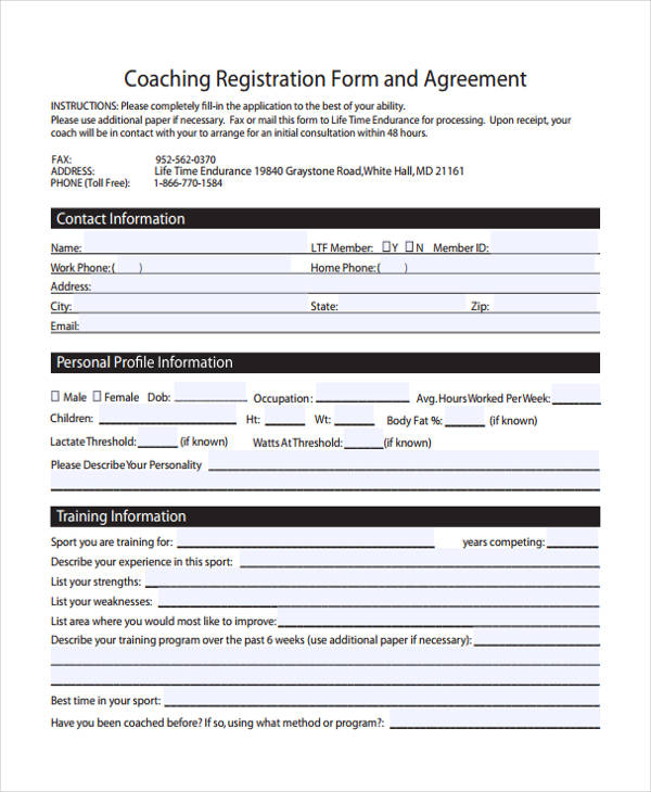 Free 28 Contract Agreement Forms In Pdf Ms Word