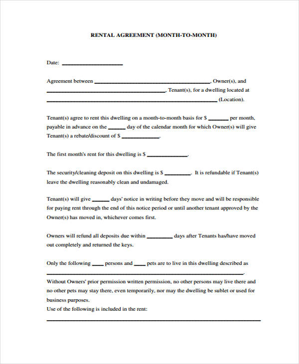 Free 42 Business Agreement Forms In Pdf Ms Word