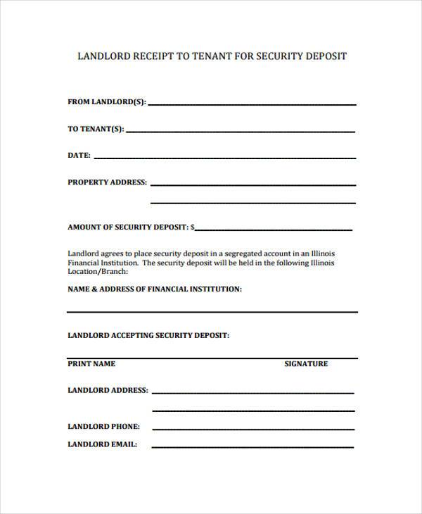 free 44 receipt forms in pdf