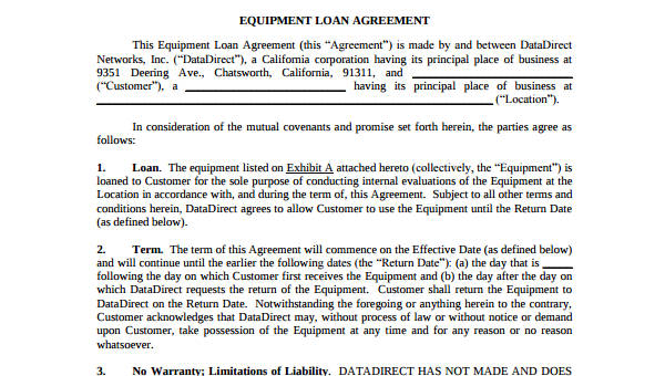 Free 40 Printable Loan Agreement Forms In Pdf Ms Word
