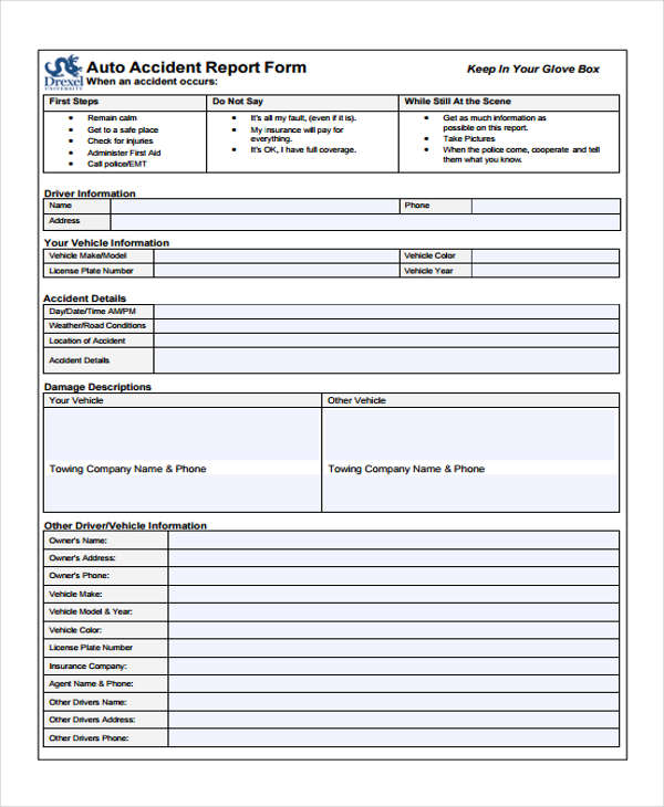 free 28 accident report forms in pdf on alabama car accident reports online
