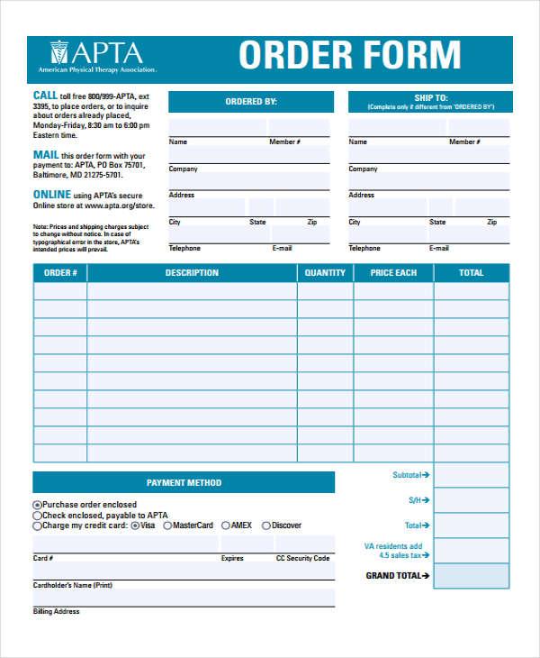 Always keep track of the identifiers on your forms. Free 8 Sample Delivery Order Forms In Ms Word Pdf