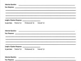 Interview Questions Template Content Calendar Template