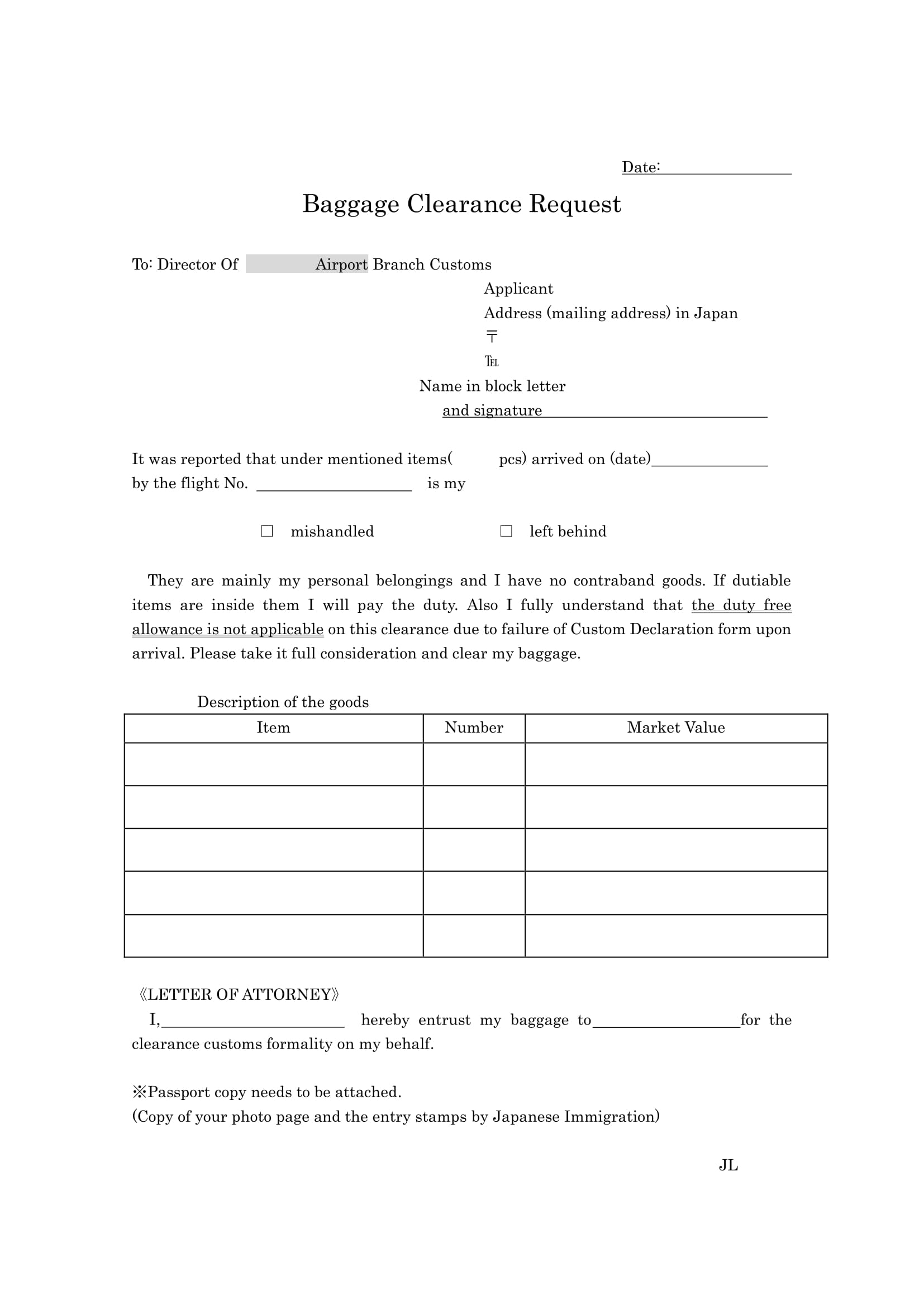 The cabin bag allowance is 8 kg and the maximum dimensions are 45x35x20cm. FREE 15 Clearance Request Forms in PDF | MS Word