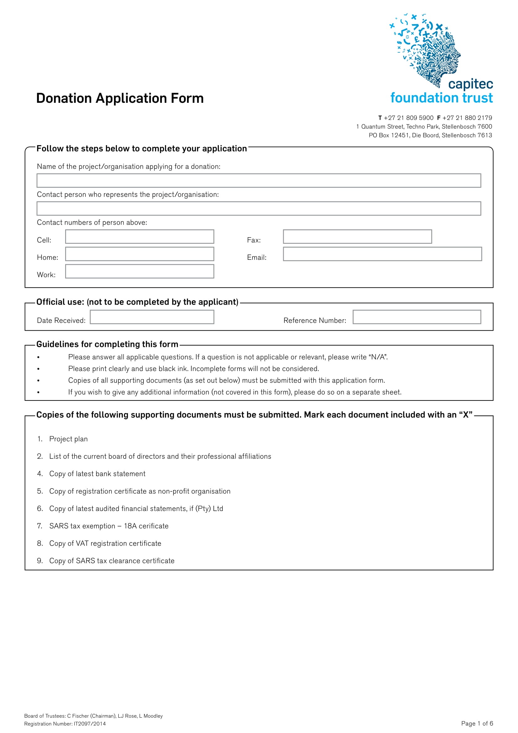 free 4 nonprofit donation forms in pdf ms word