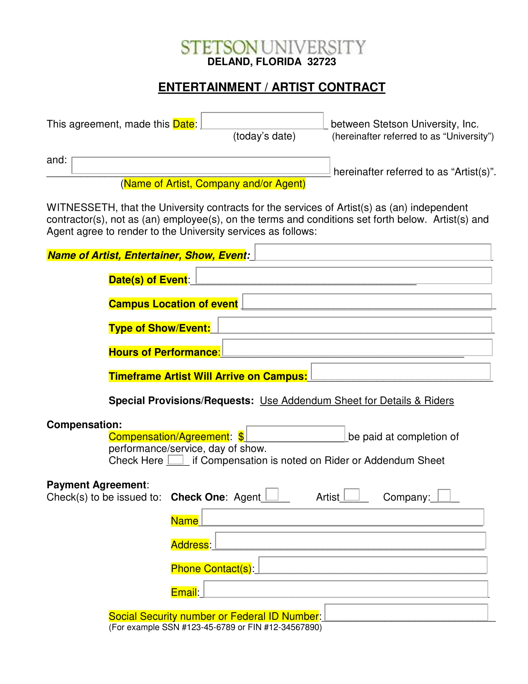 How To Create A Contract Template