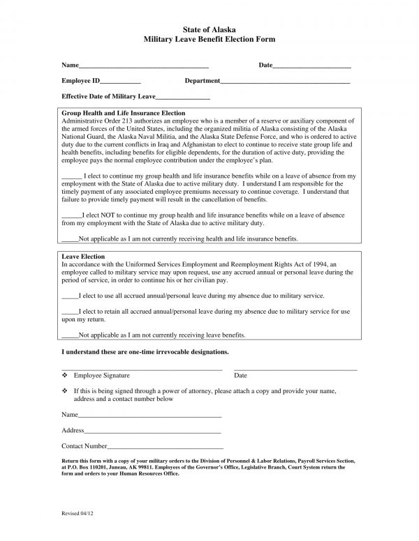 photo Benefit Election Form Template Word sampleforms com