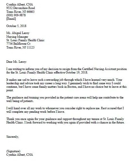 Free 7 Teacher Resignation Letters In Pdf