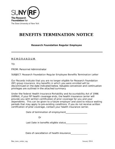 Free 5 Insurance Termination Letter Samples In Pdf Ms Word