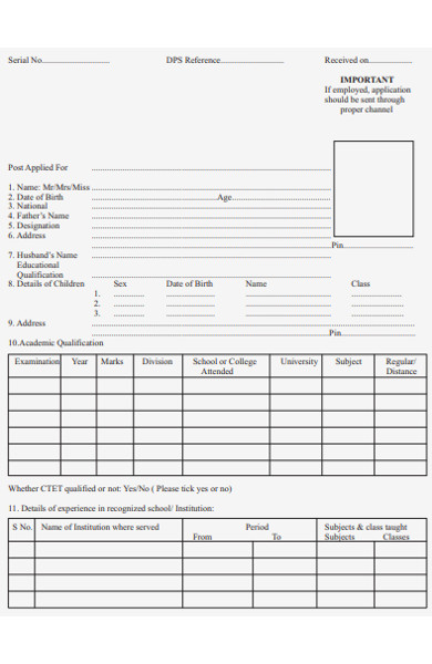 Free 52 Sample Appointment Forms In Pdf Ms Word