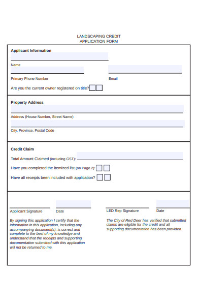 free 19 landscaping forms in pdf ms word