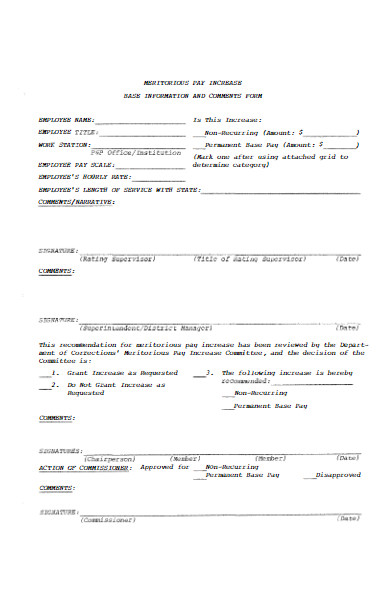 Pay Increase Form Typeform Template - Best Mountain Arts in HD