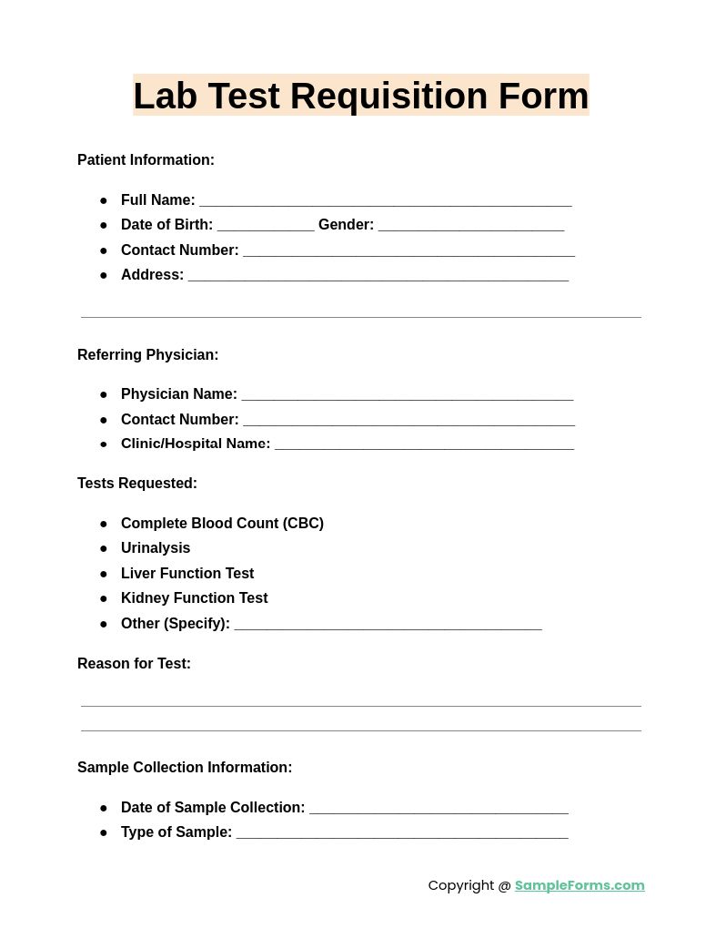 Test Requisition Form Prometheus Laboratories - Premium Nature Texture Gallery - HD