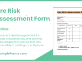 Fire Risk Management Plan Template Infoupdate Org