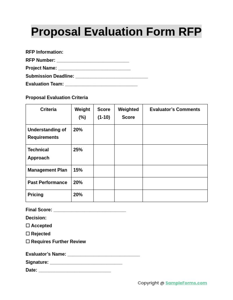 Github Bestsampleforms Sample Proposal Evaluation Form An Evaluation - Ultra HD High Resolution Light Pictures | Free Download