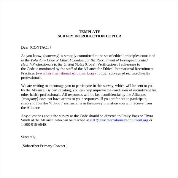 Free 34 Sample Introduction Letter Templates In Ms Word Pdf Pages Google Docs