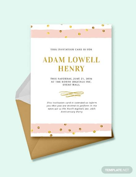 Free 20 Sample Event Invitation Templates In Pdf Ms Word Psd Ai Apple Pages Publisher